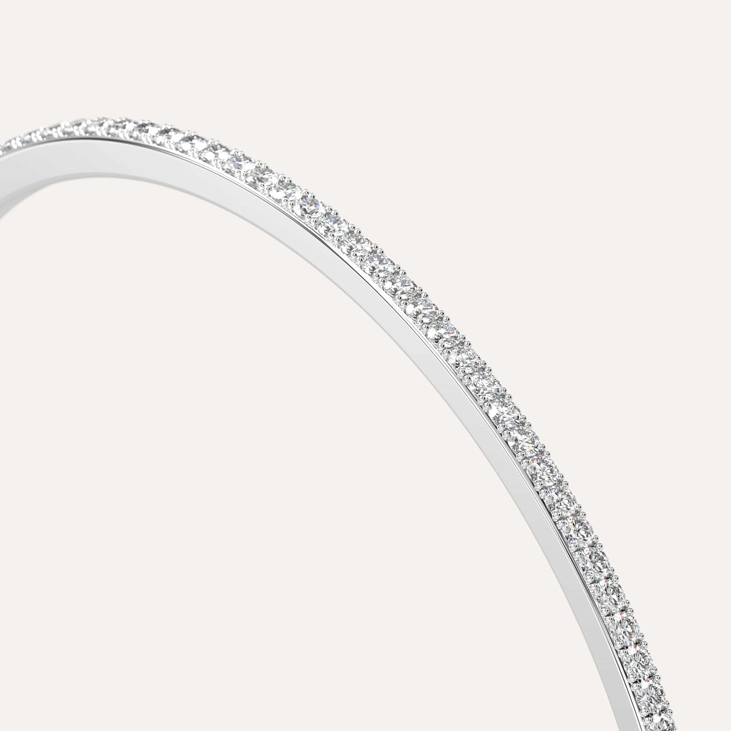 1 carat Pave, Bangle Diamond Bracelet