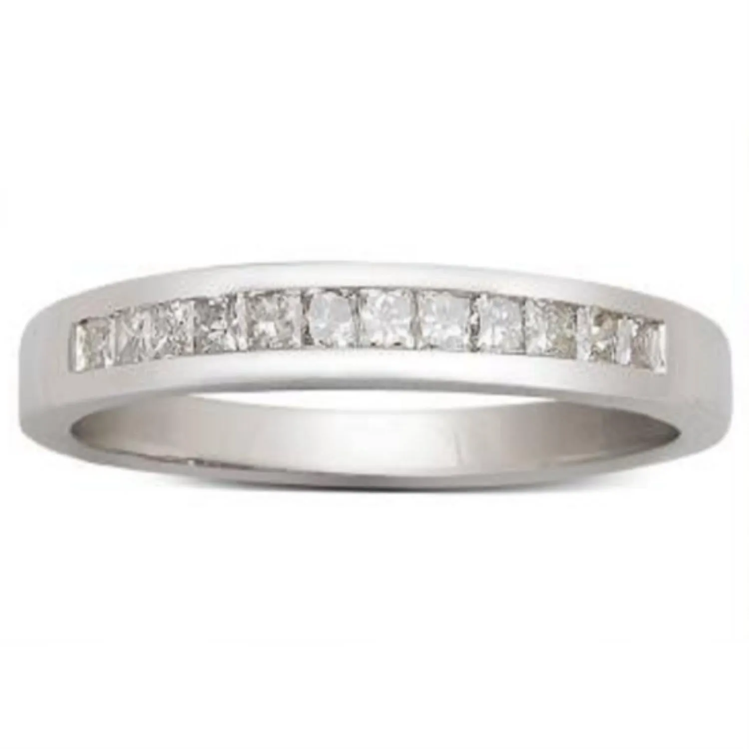 1/4 CTW Diamond Wedding Ring in 14KT White Gold