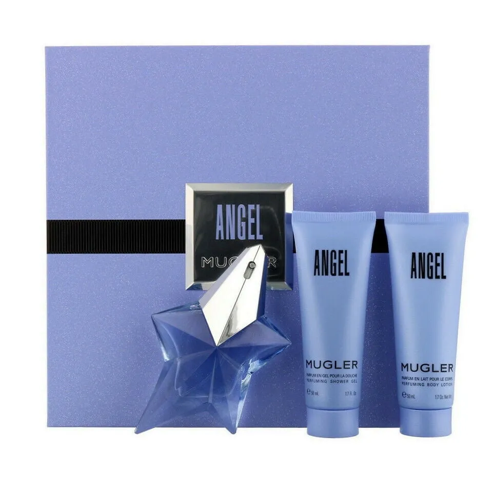 Angel Women Set 1.7oz EDP & 3.4oz Shower Gel & 3.5oz Body Lotion