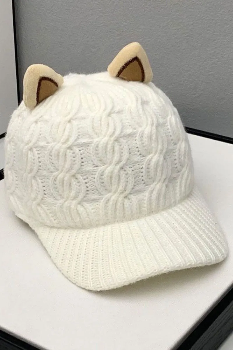 BASEBALL CAP WITH CAT EARS