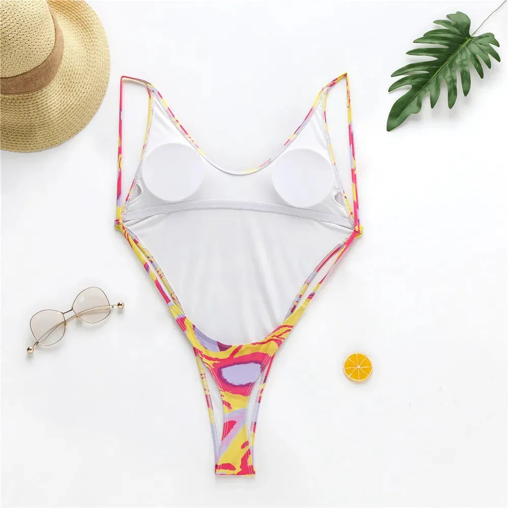 Beach Hot Spaghetti Strap Swimsuit Women Bodysuits