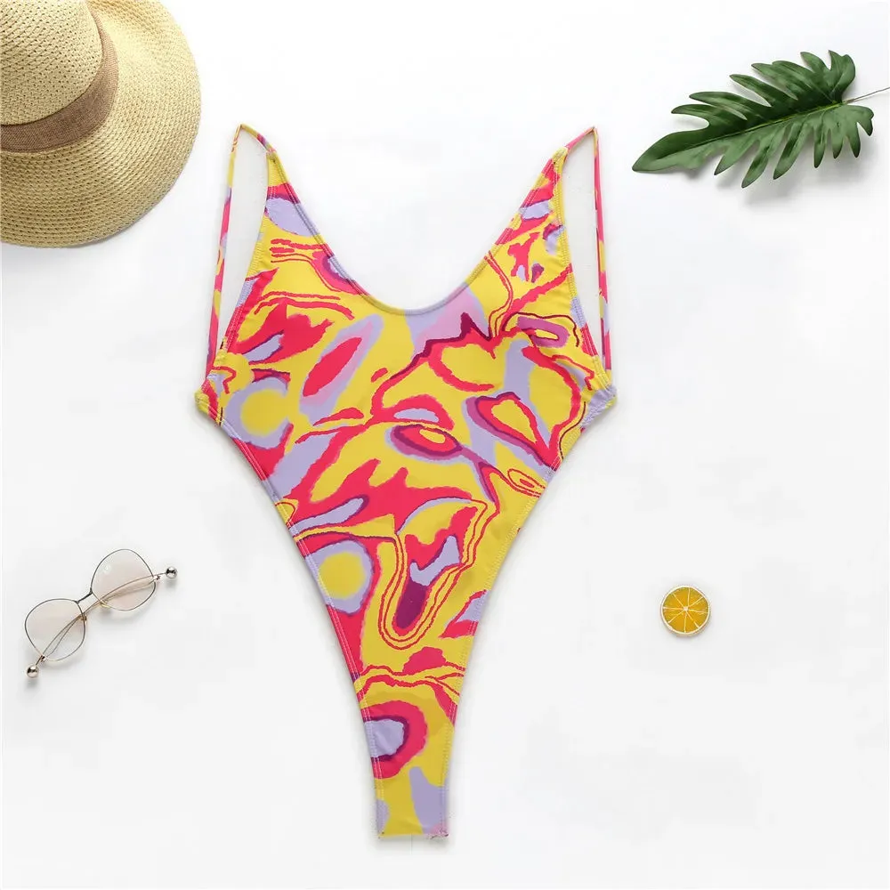 Beach Hot Spaghetti Strap Swimsuit Women Bodysuits