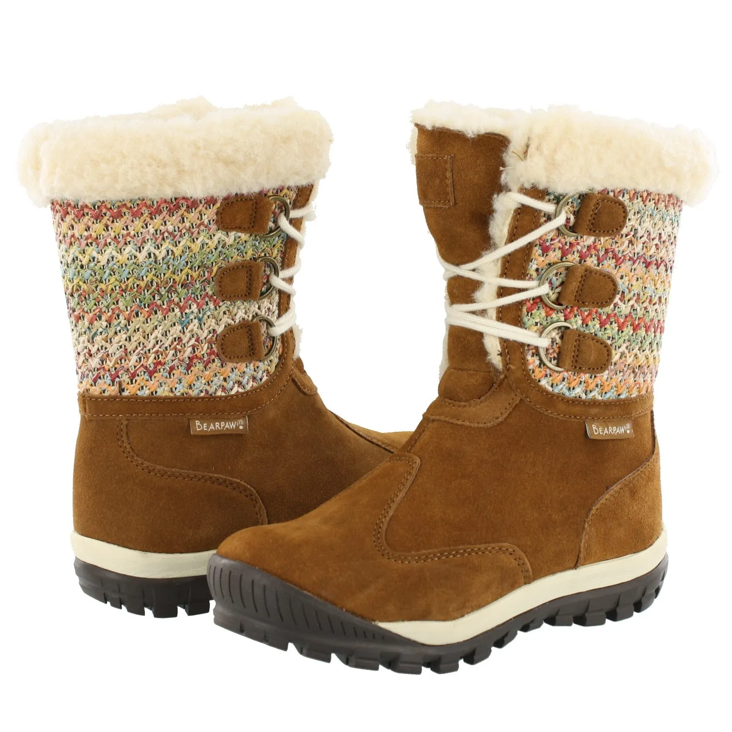 Bearpaw Women Lightweight Suede Upper Cozy Warm Boots Ophelia