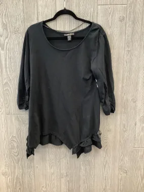 Black Top 3/4 Sleeve Style And Co Collection Women, Size L