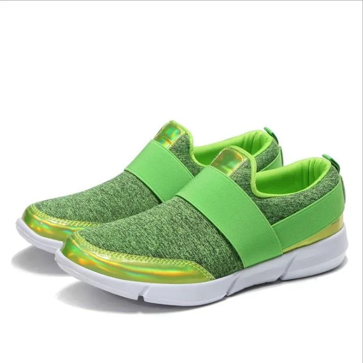 Casual Mesh Ventilation Soft Bottom Flat Sports Shoes