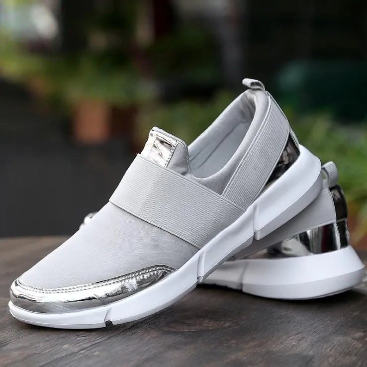 Casual Mesh Ventilation Soft Bottom Flat Sports Shoes