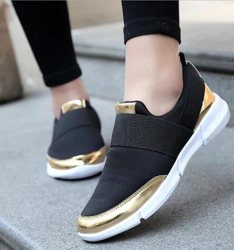 Casual Mesh Ventilation Soft Bottom Flat Sports Shoes