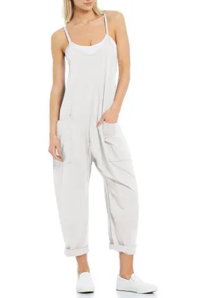 CASUAL POCKET STRAP KNIT JUMPSUIT_CWSJS0355