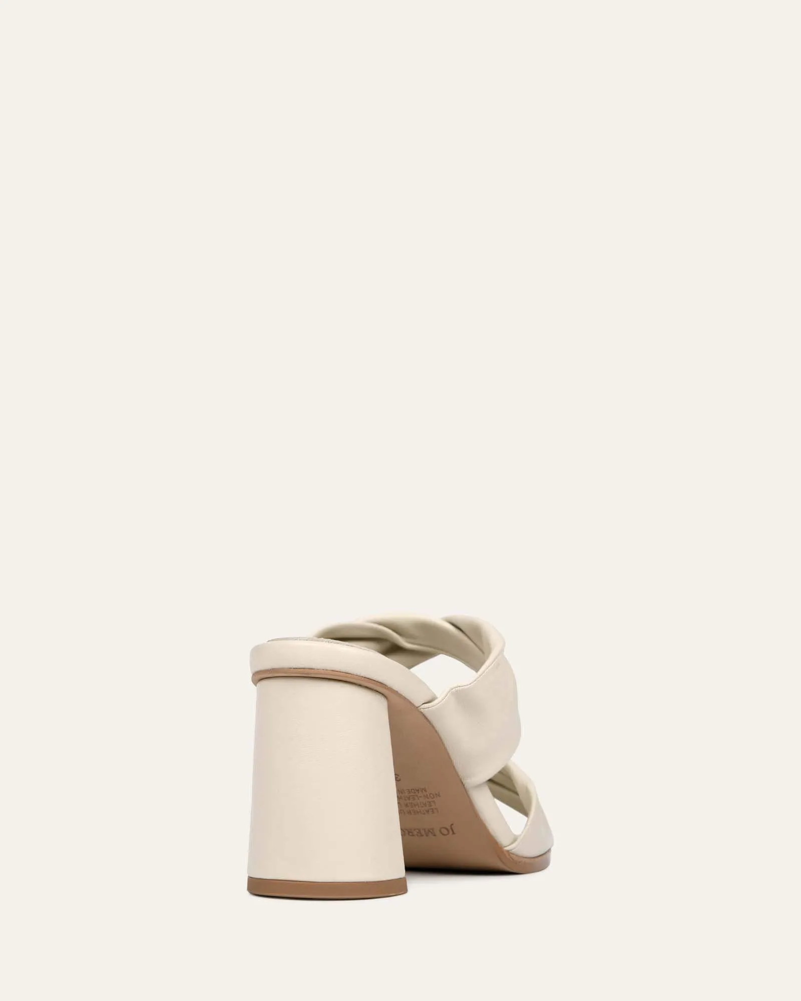 CAYLIE HIGH HEEL SANDALS BONE LEATHER