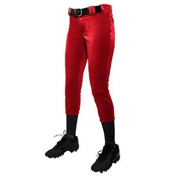 Champro Womens/Girls Tournament Low Rise Solid Pants: BP11