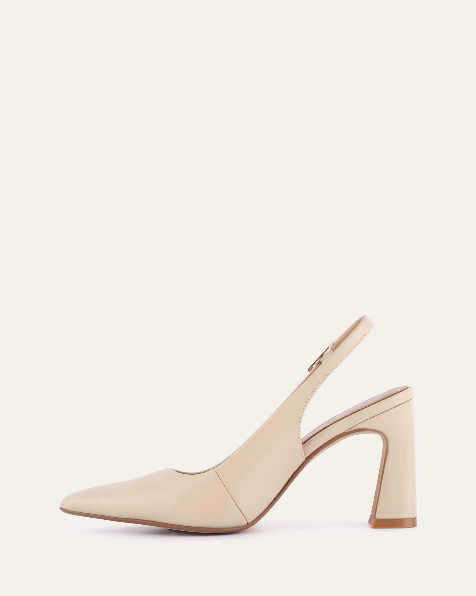 DANICA HIGH HEELS SAND LEATHER