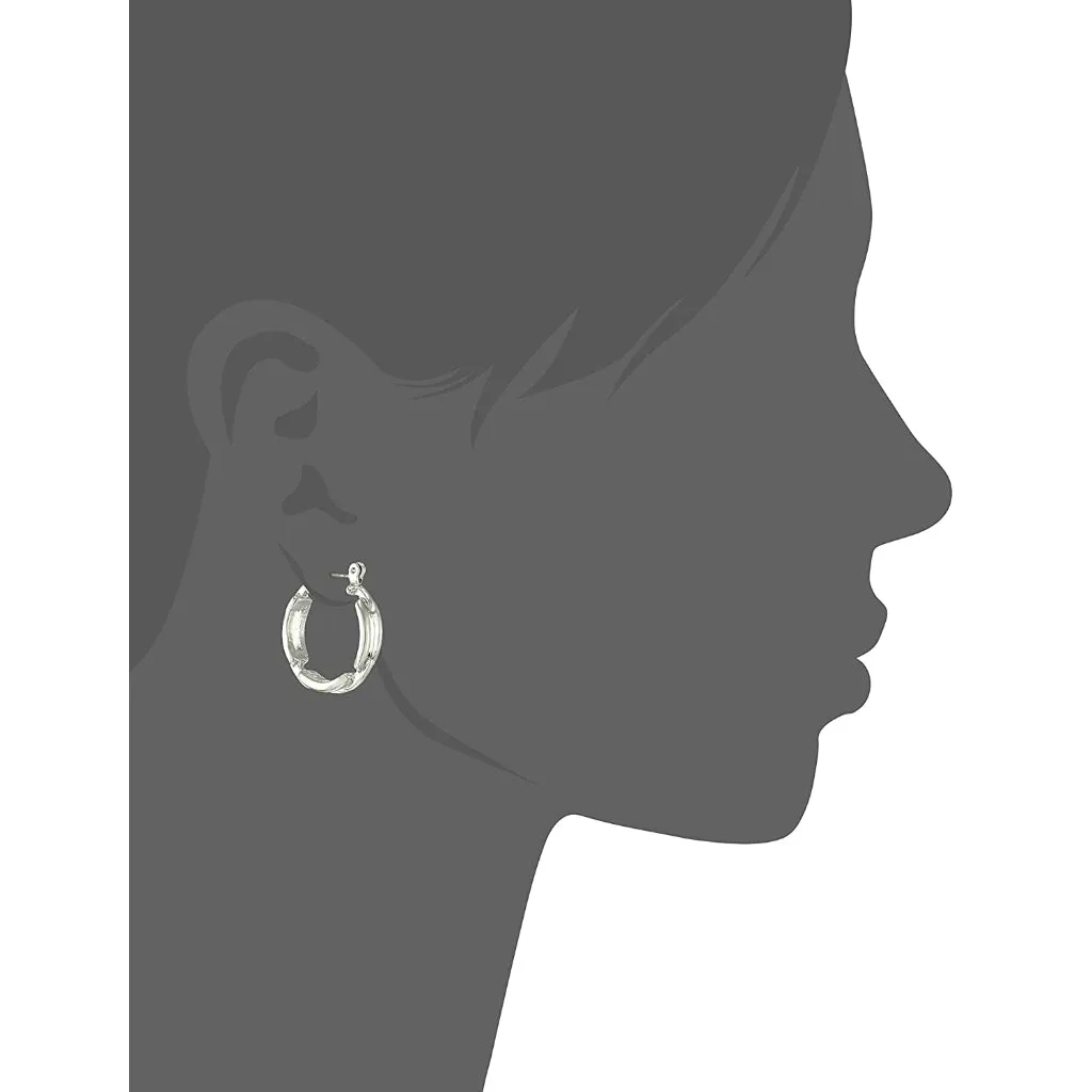 Estele Gold Plated American diamond Flower Drop Earrings for women