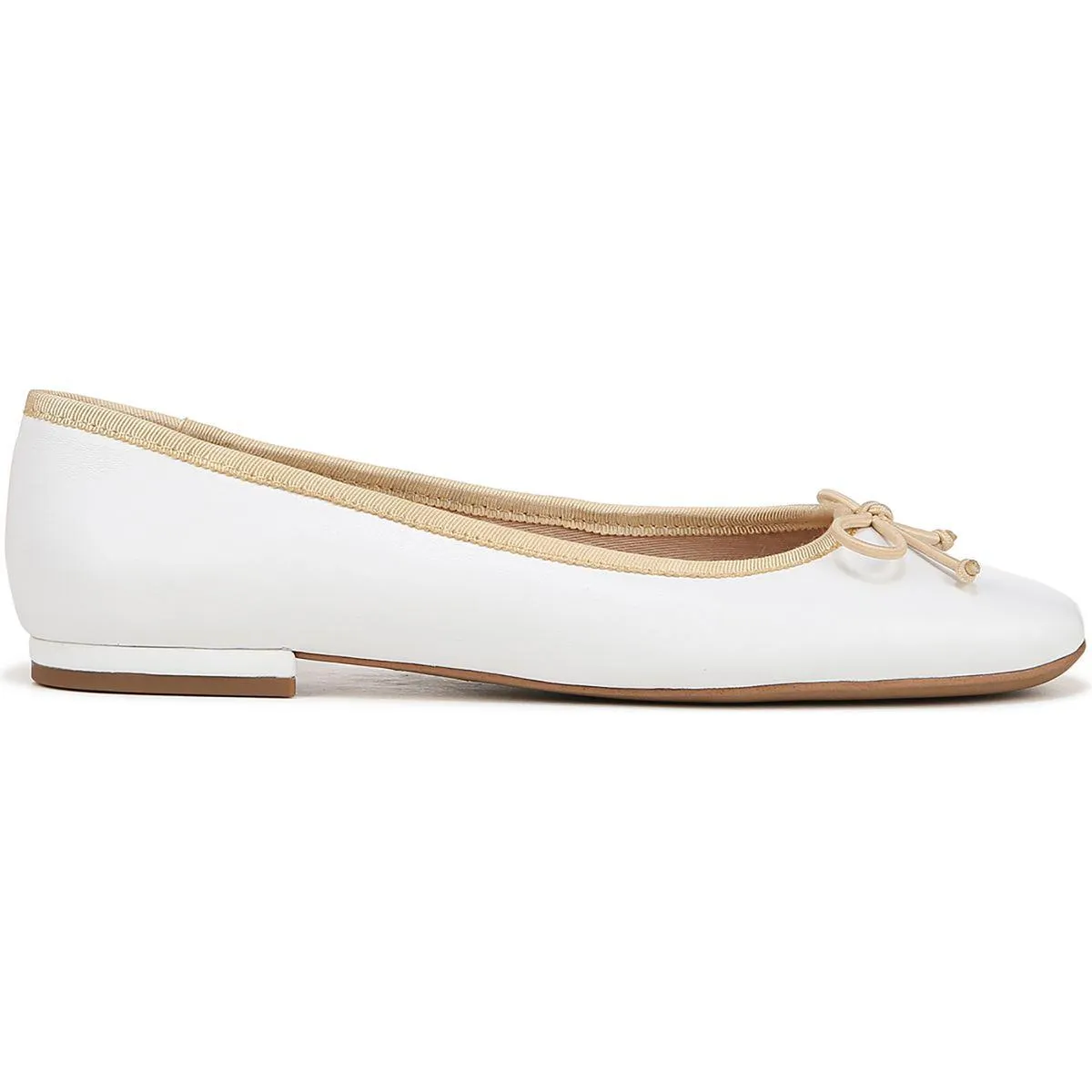 Franco Sarto Womens Abigail Leather Ballet Flats