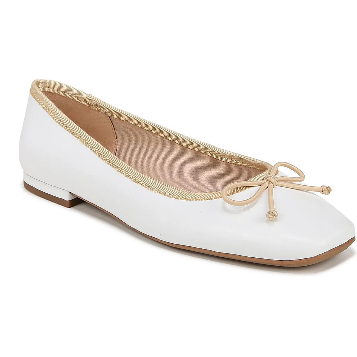 Franco Sarto Womens Abigail Leather Ballet Flats