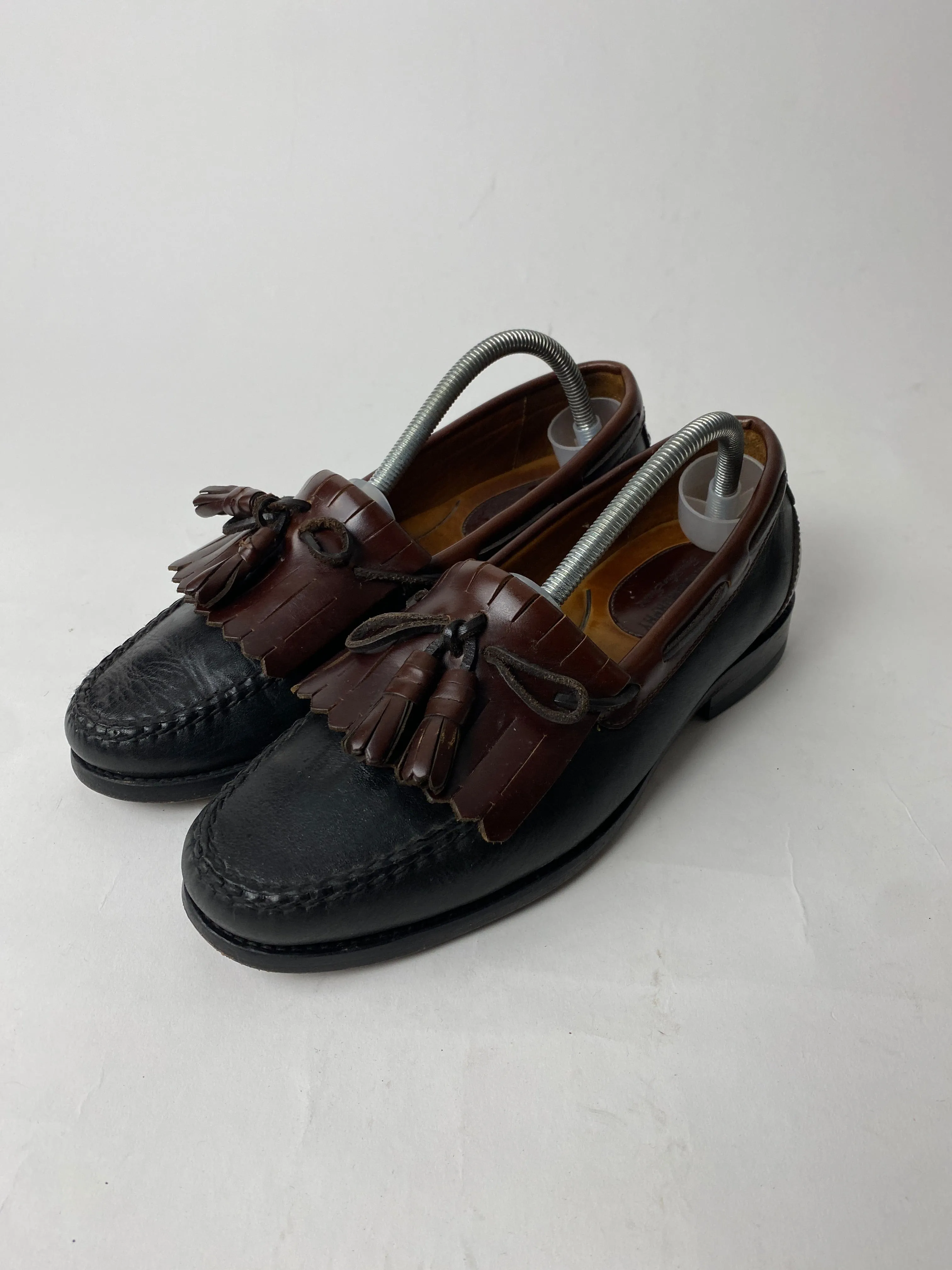 Johnston & Murphy Penny Loafers US Mens 8.5 Black