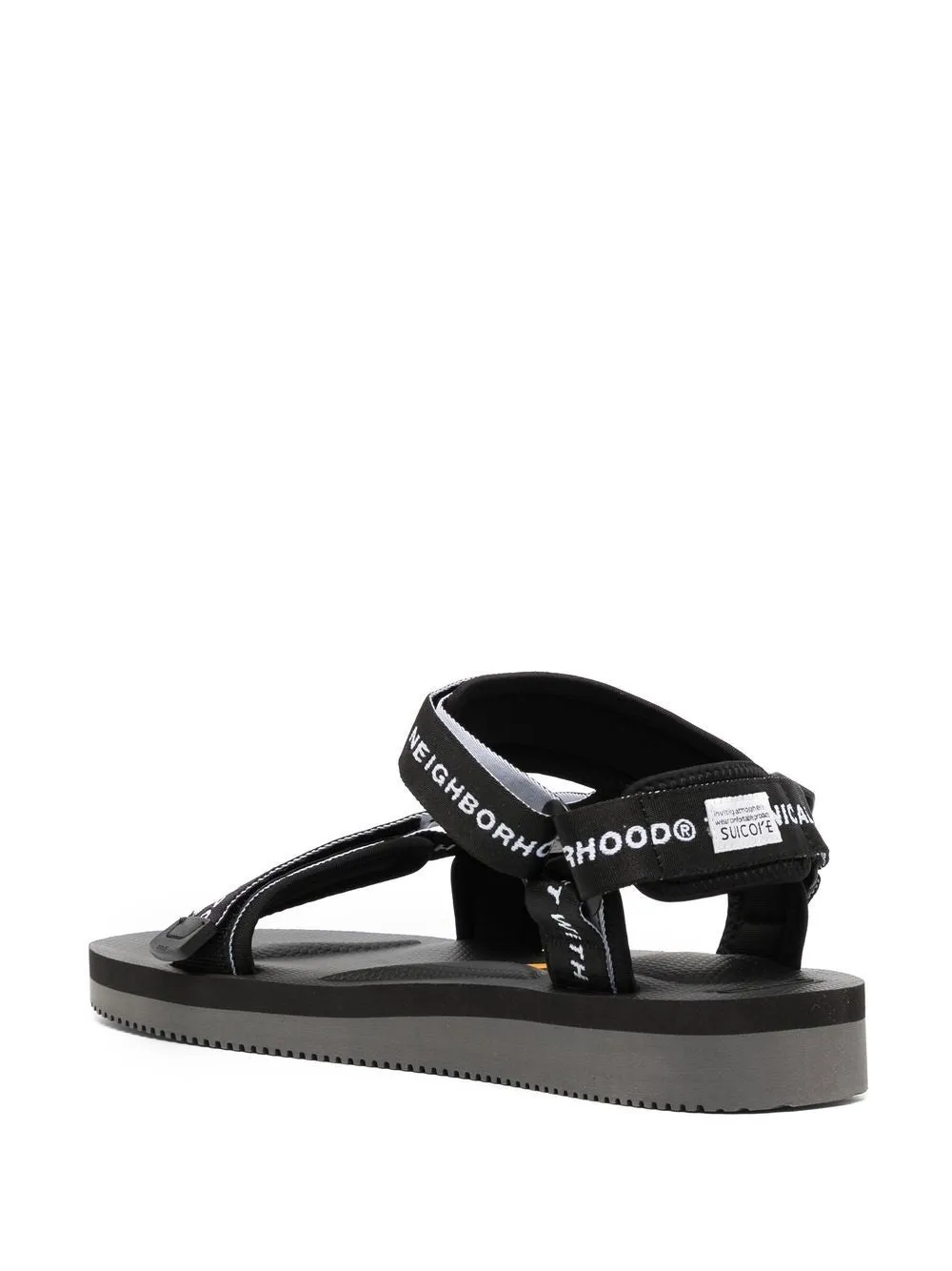 Logo-Tape Flat Sandals