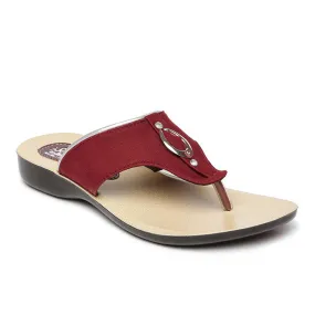 Paragon PU7097L Women Stylish Lightweight Flipflops | Comfortable with Anti skid soles | Casual & Trendy Slippers | Indoor & Outdoor