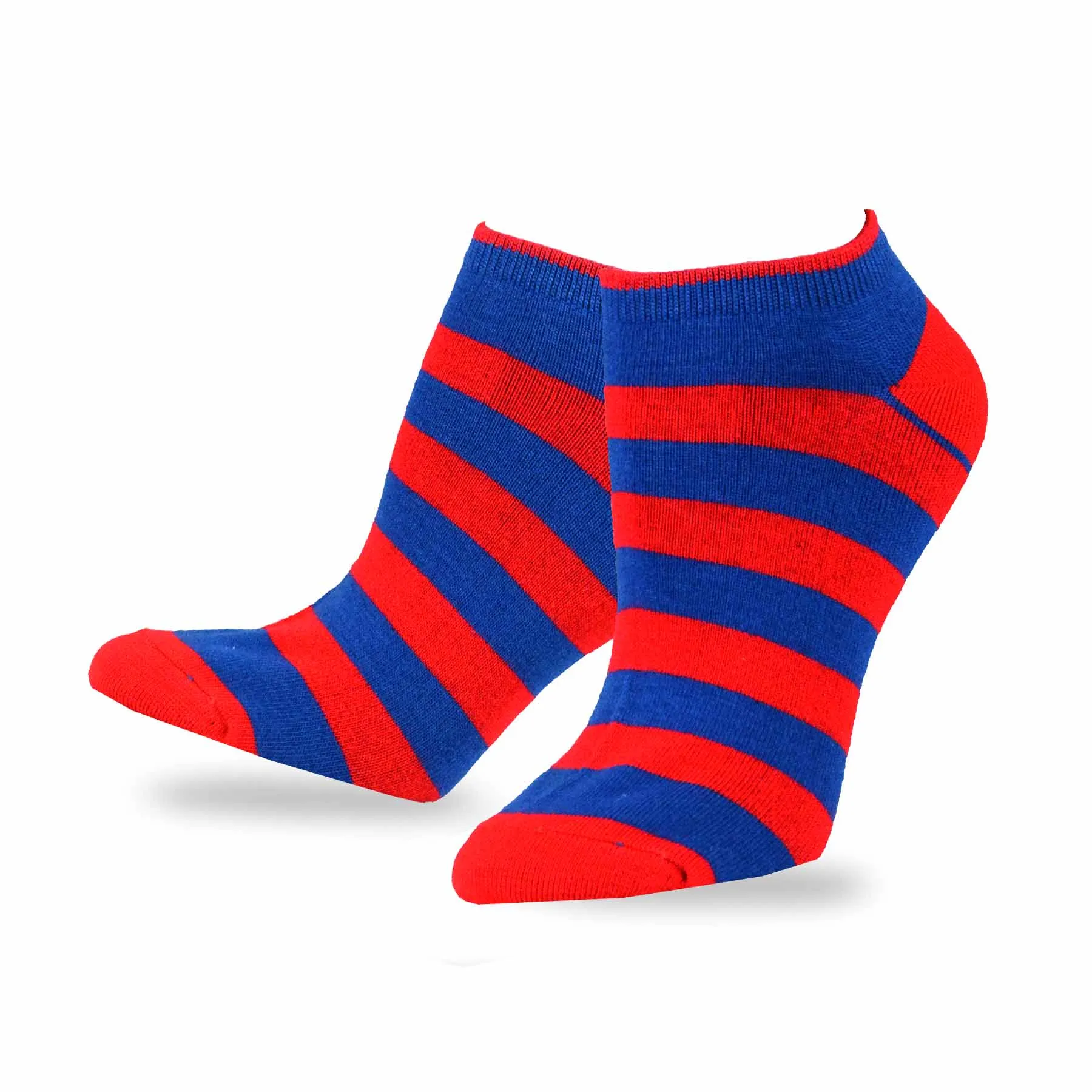 TeeHee Socks Women's 4th of July Cotton No Show I Love USA 6-Pack (11154)