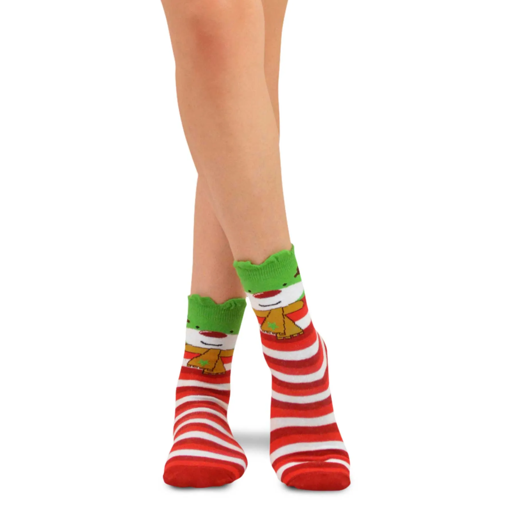 TeeHee Socks Women's Christmas Crew Assorted 12-Pack Gift Box B (11890)